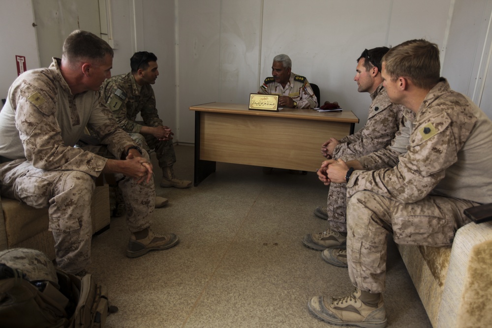 U.S. Marine EOD conducts Explosives Clearing at Al Asad, Iraq