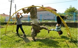 2nd Squadron, 2nd Cavalry Regiment continues to improve on their Bulgarian partnership with a local kindergarten in Mokren