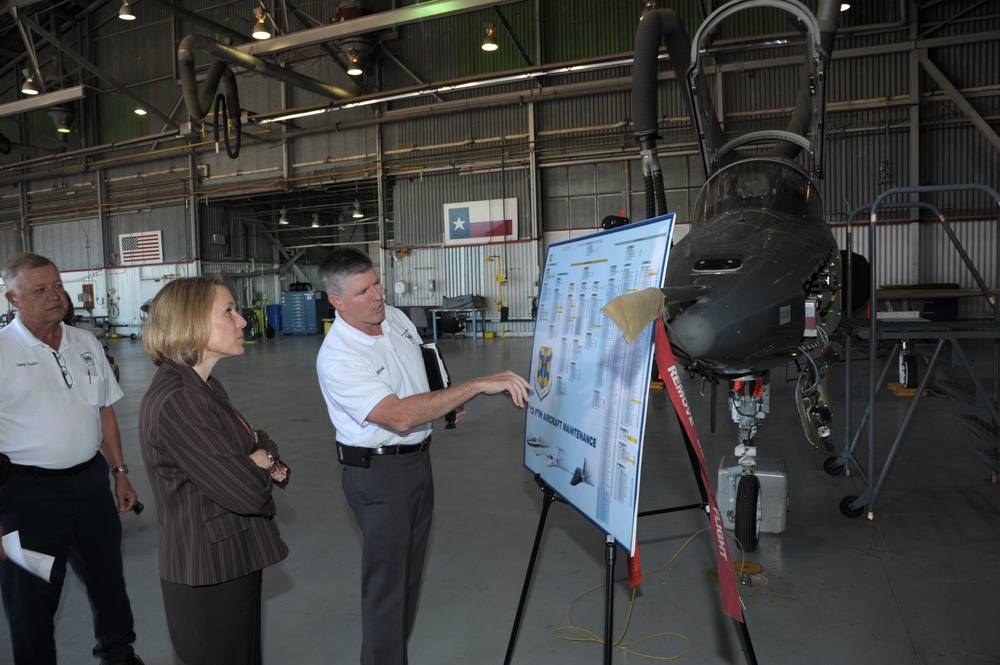 Miranda Ballentine, assistant secretary of the Air Force visits Joint Base San Antonio-Randolph