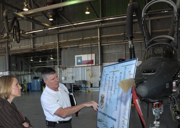 Miranda Ballentine, assistant secretary of the Air Force visits Joint Base San Antonio-Randolph
