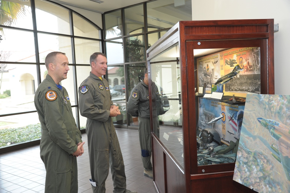 Maj. Gen. Michael Keltz tours the 12th Flying Training Wing