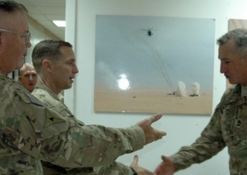 Meeting the command sergeant major