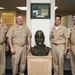 Lincoln officer presents Hampton Roads Navy League plaque to honor pioneer aviator