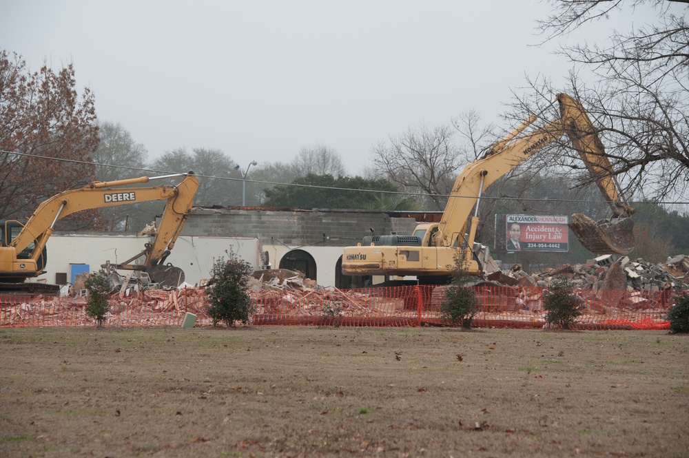 Building 742 demolition