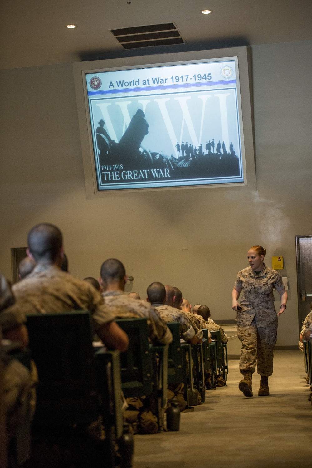 Parris Island recruits learn Marine Corps history, legacy