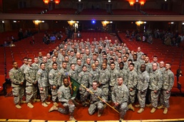 Army Reserve Military Police unit conducts farewell ceremony for deployment