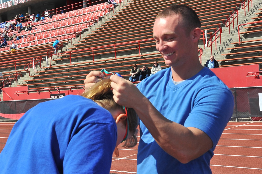 Airmen, community team up for Special Olympics