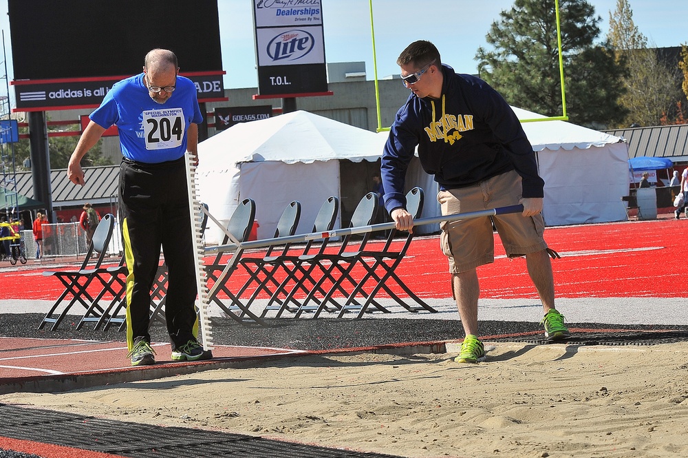 Airmen, community team up for Special Olympics