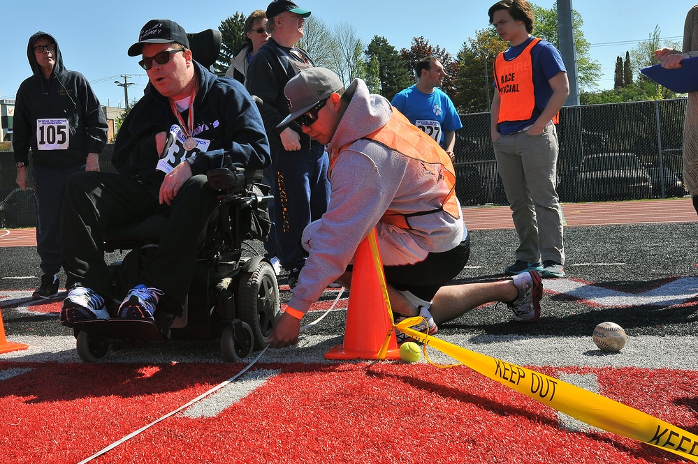 Airmen, community team up for Special Olympics