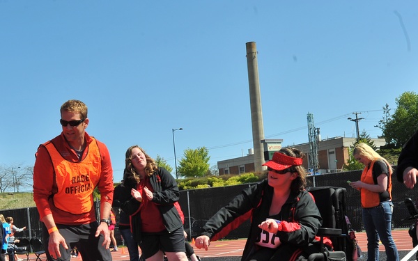 Airmen, community team up for Special Olympics