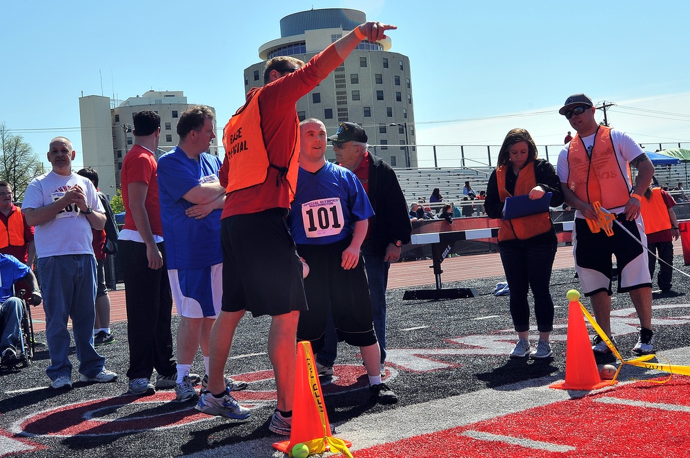 Airmen, community team up for Special Olympics