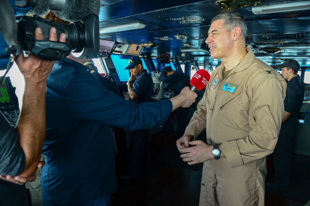 USS Theodore Roosevelt action