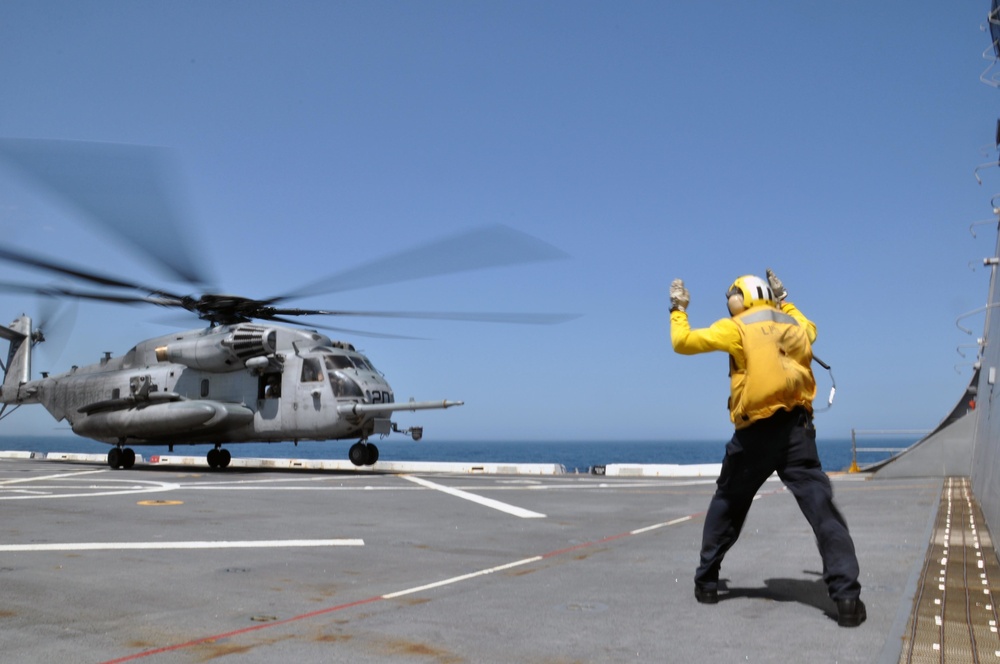 USS Arlington operations