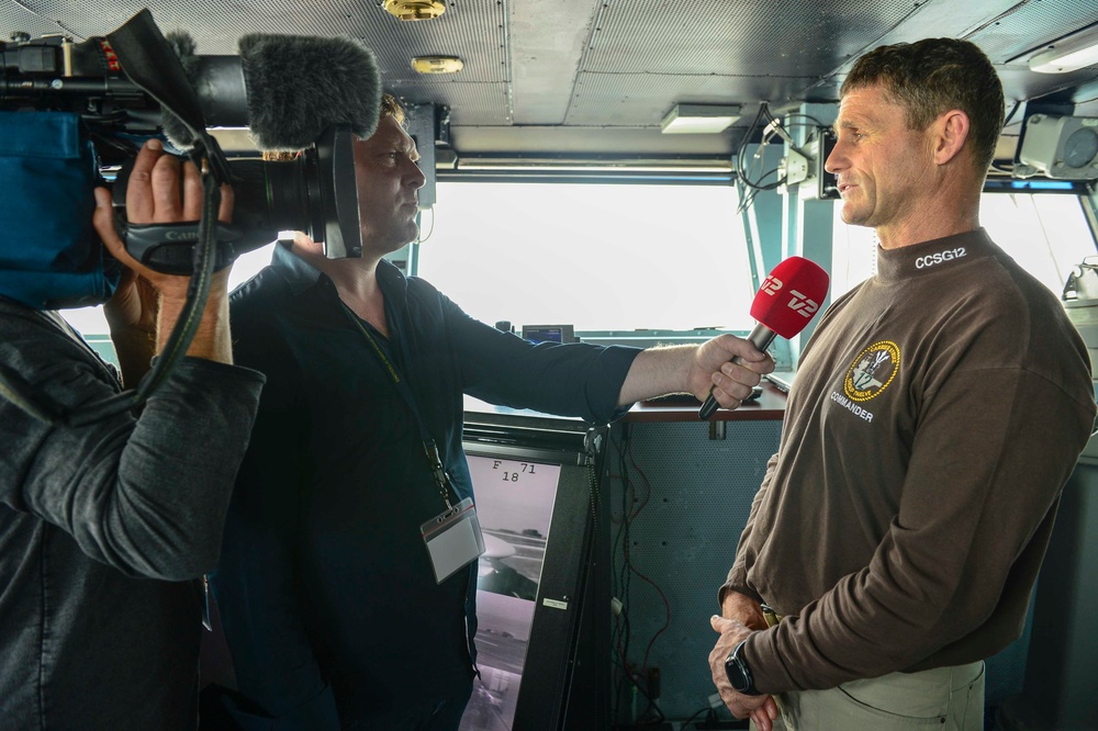 USS Theodore Roosevelt action