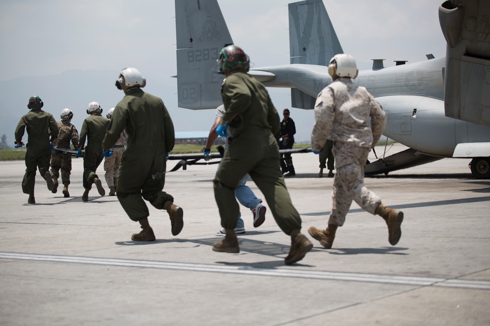 Joint Task Force 505: Triage Tribhuvan International Airport, Kathmandu, Nepal