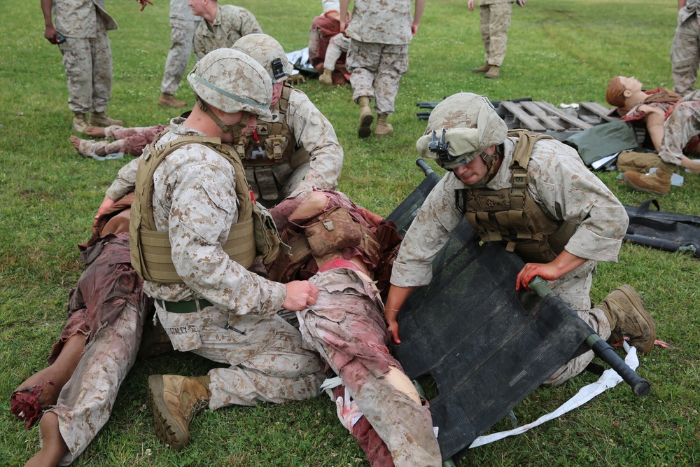 2nd LAR Marines train to save lives