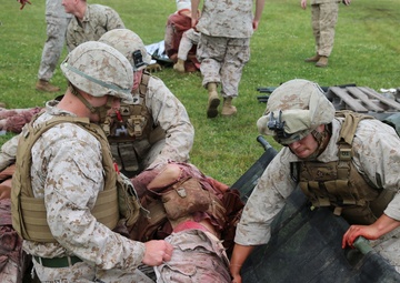 2nd LAR Marines train to save lives