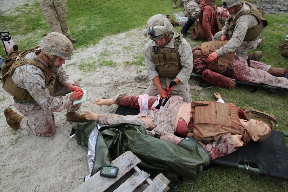 2nd LAR Marines train to save lives