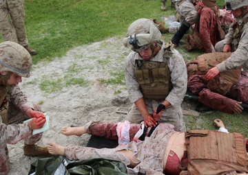 2nd LAR Marines train to save lives