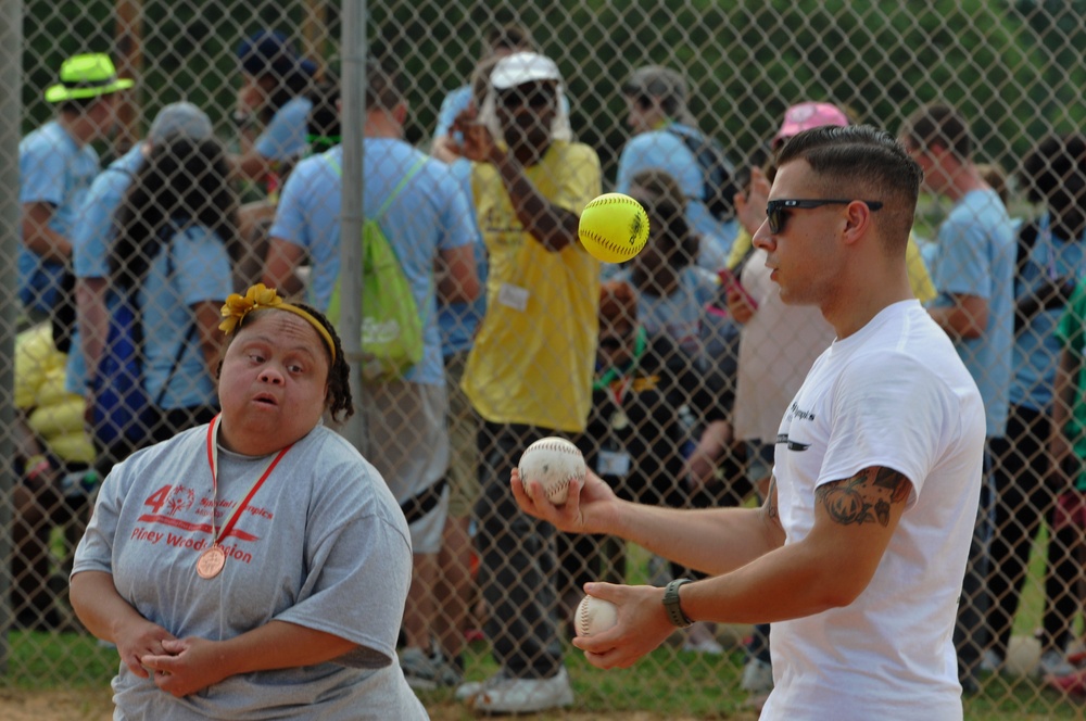 NMCB 133 Seabees volunteer for Special Olympics