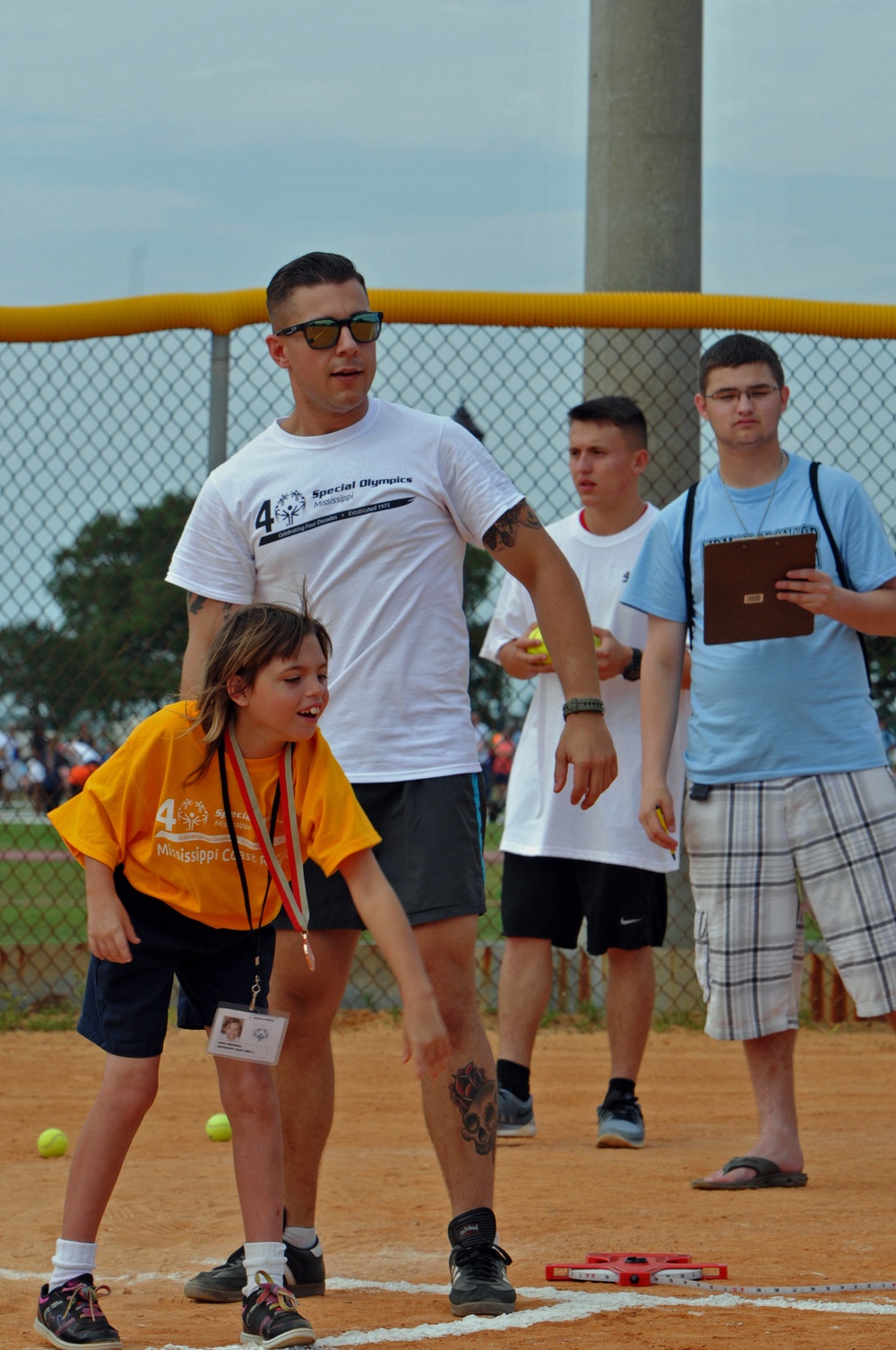 NMCB 133 Seabees volunteer for Special Olympics