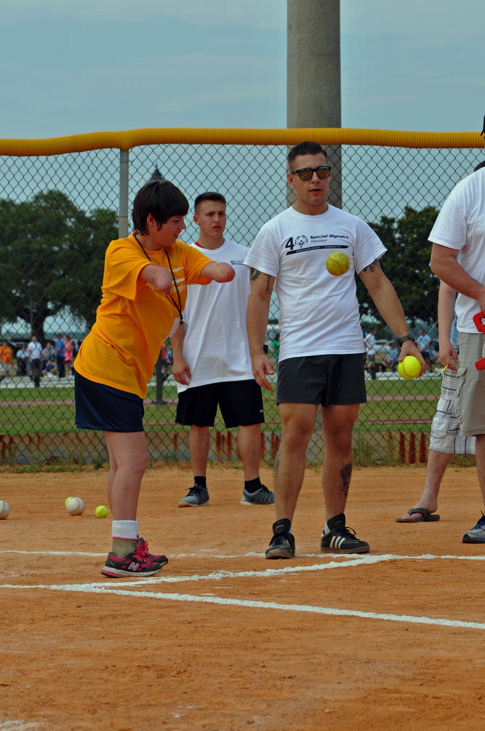 NMCB 133 Seabees volunteer for Special Olympics