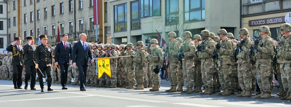 Latvia Parade of Armed Forces 2015