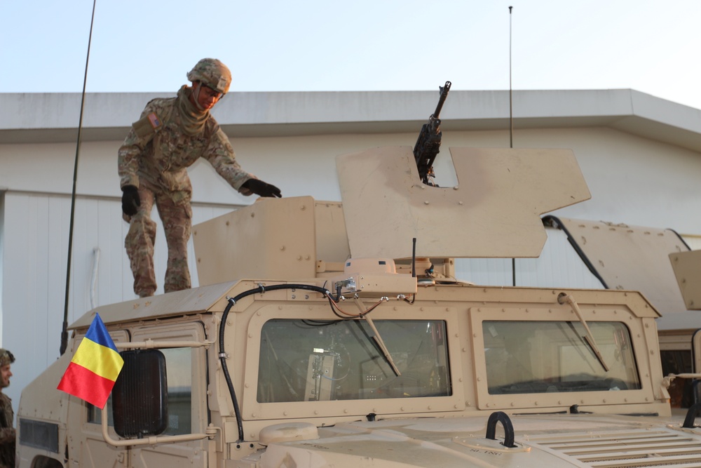 US Soldier moving out as part of Cavalry March