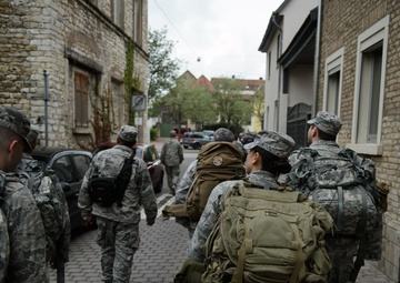 4th ASOG rucks with German reservists