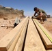 US Marines build obstacles to provide protection in Jordan