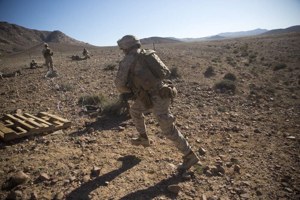 US Marines train with Jordanian, British forces