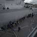 USS Jason Dunham pulls into port at Haakonsvern, Norway