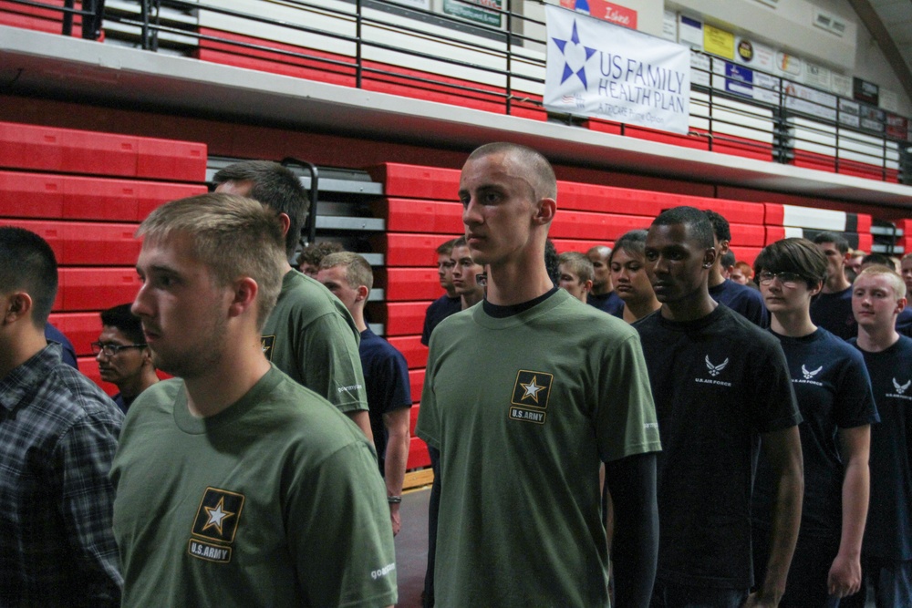 Recruits join the force