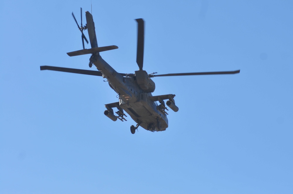 1AD CAB conducts first teamed Apache, drone exercise