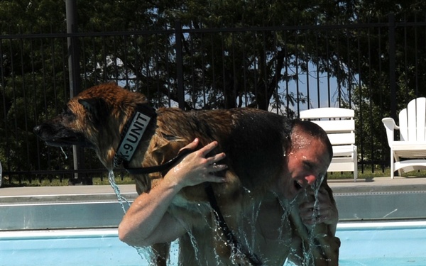 Team McConnell celebrates MWD's seven years of service
