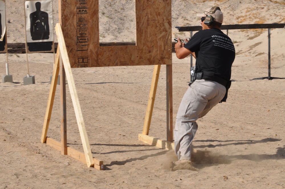 MCLB Barstow PD marksmen compete at Barstow PD shootout