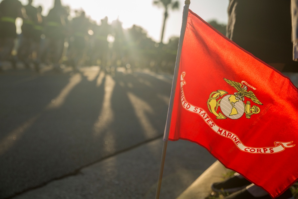 New Marines show motivation during final run on Parris Island