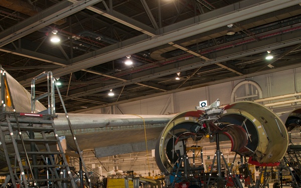 KC-135 Stratotankers undergo programmed depot maintenance