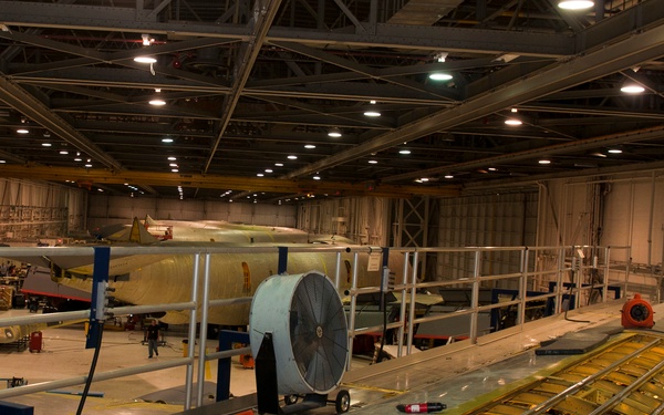 KC-135 Stratotankers undergo programmed depot maintenance