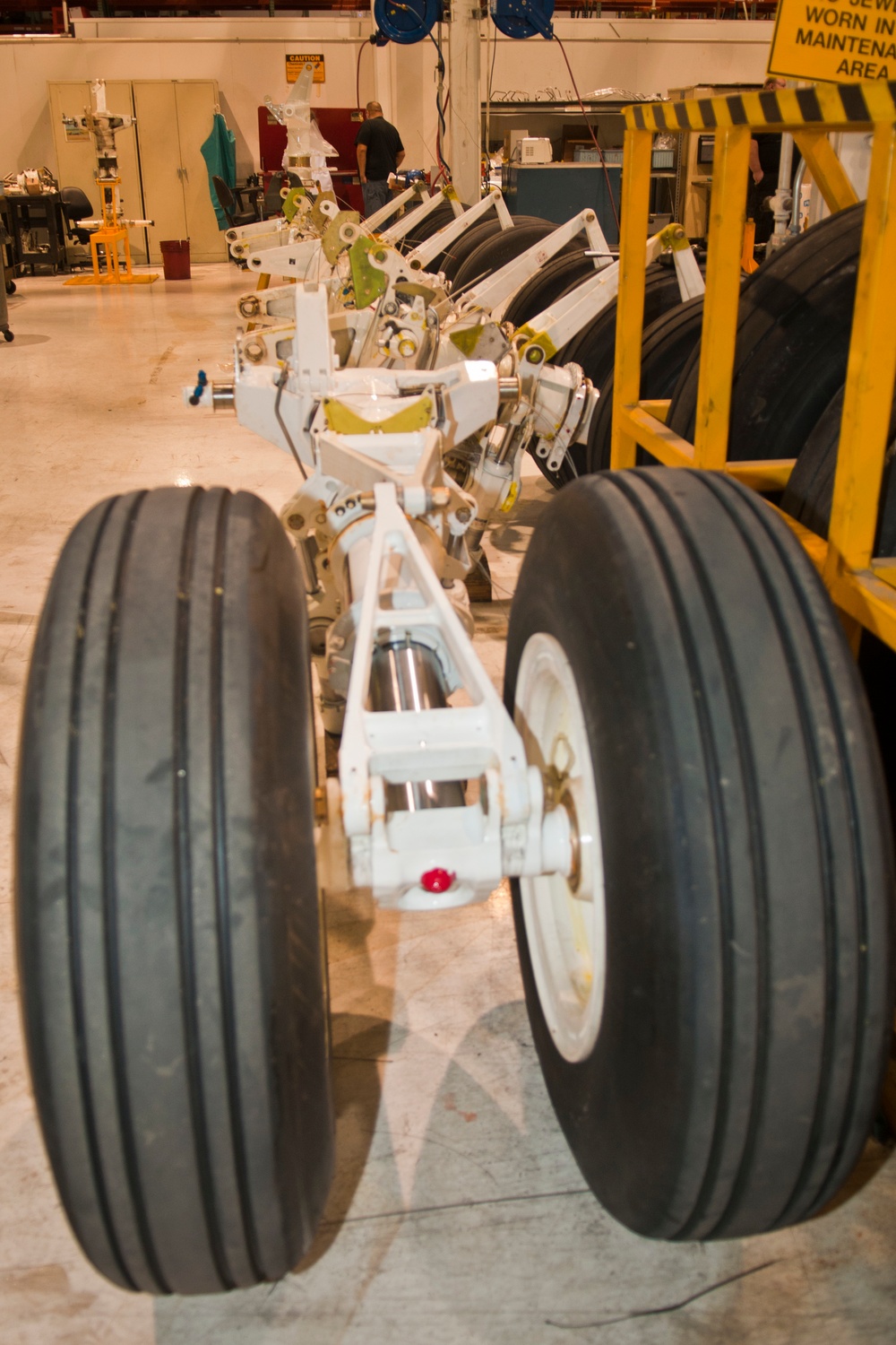 KC-135 Stratotankers undergo programmed depot maintenance