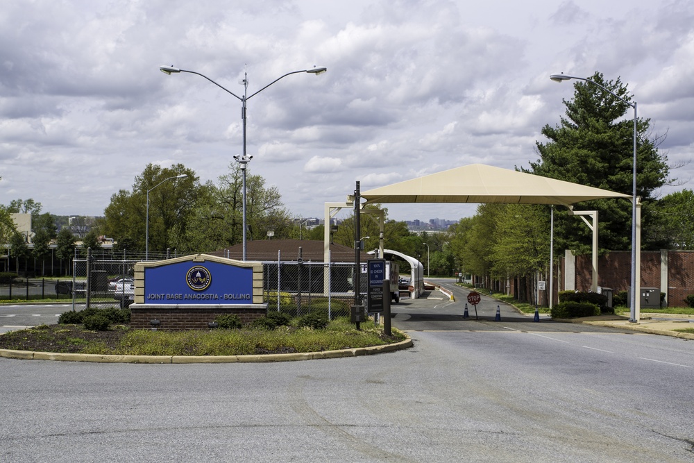 Joint Base Anacostia-Bolling's Joint Visitor Center Gate