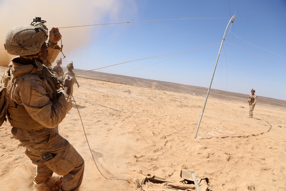 US Marines provide a vital asset in Jordan- communication