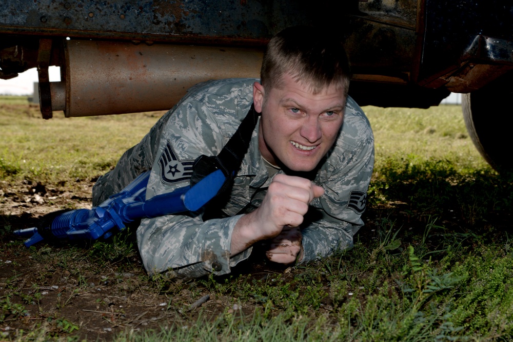 2015 Altus Police Week 'Gut Check' Challenge obstacle course