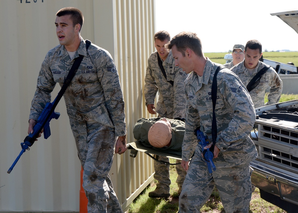 2015 Altus Police Week 'Gut Check' Challenge obstacle course