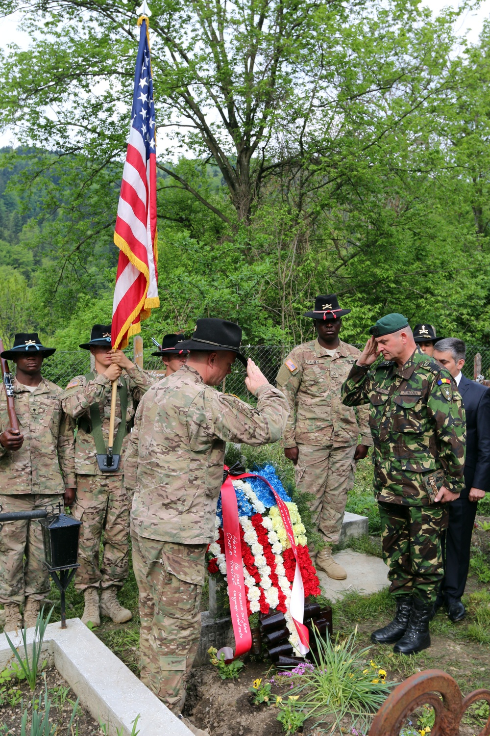 Sinaia Lt. William Little Wreath Ceremony