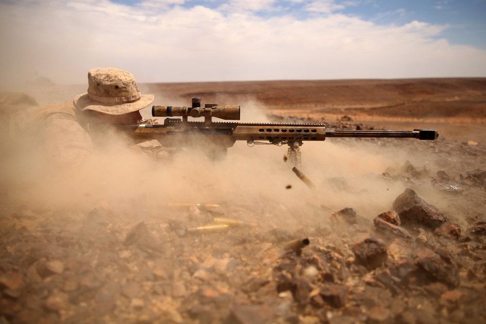 Snipers conduct live-fire exercise during Exercise Eager Lion