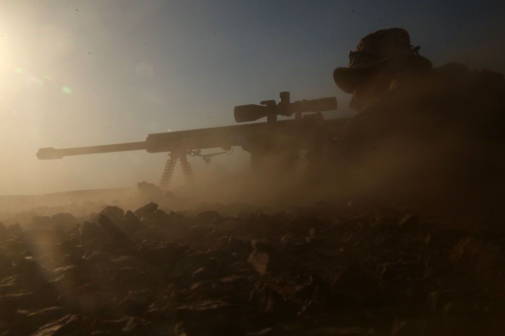 Snipers conduct live-fire exercise during Exercise Eager Lion