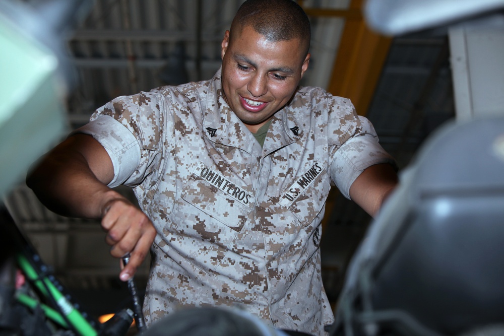 2nd MAW Marine honored as Maintenance Technician of the Year