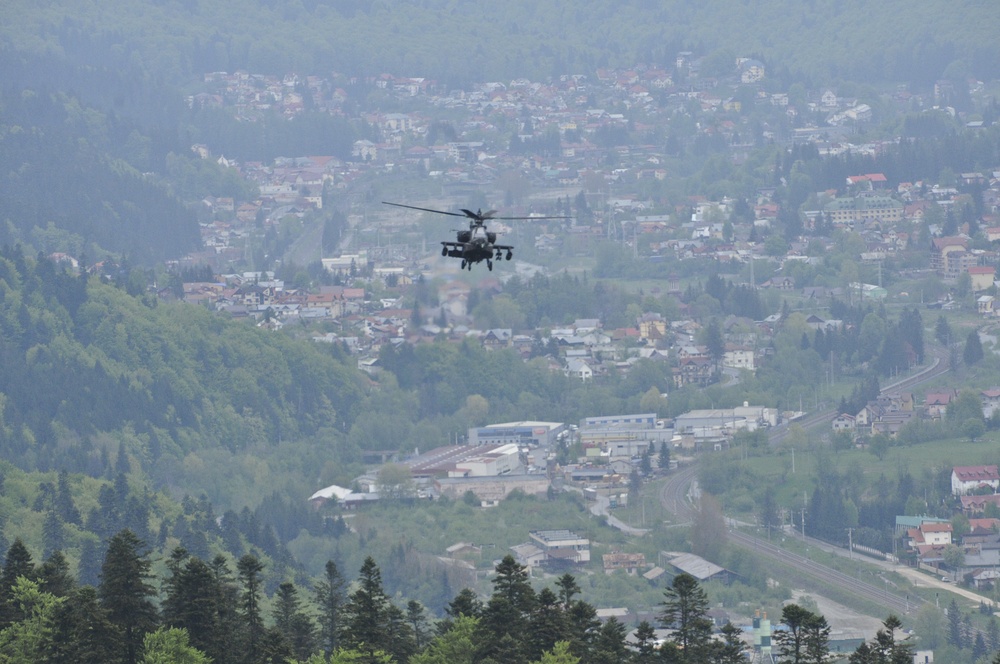 Cavalry March, day two, city of Sinaia