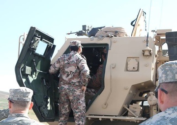 Jordanian armed forces visits 17th Field Artillery Brigade